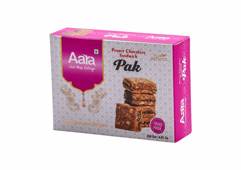 Aara Peanut Chocolate Sandwich Pak (Made from Pure Desi Ghee)