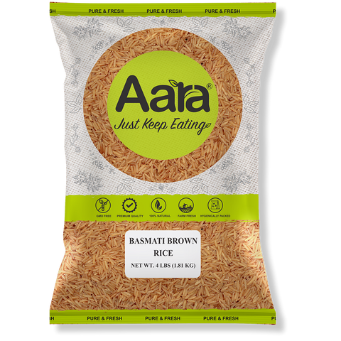 Aara Brown Basmati Rice - 4 LBS