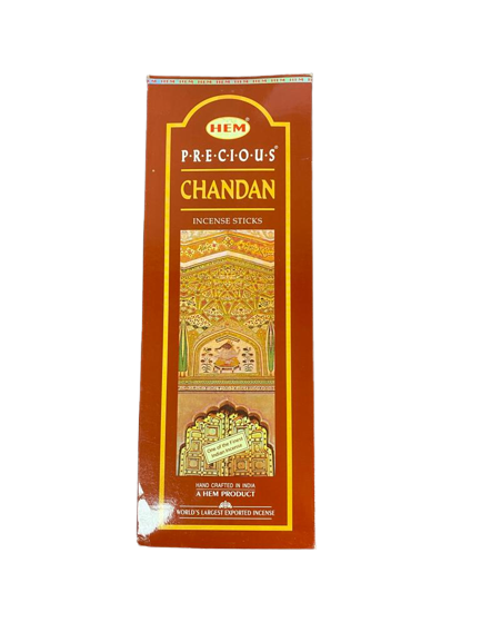 Hem Precious Chandan Incense Sticks – 120 Sticks Pack