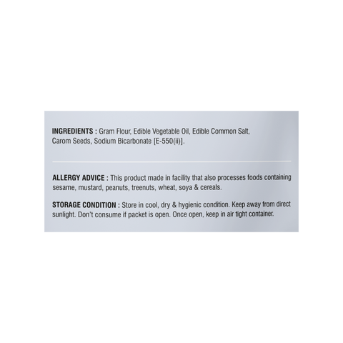 G2I Bhavnagari Gathiya Traditional Indian Snack, Crispy Savory Sev, 400 g