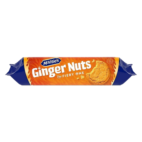 McVitie's Ginger Nuts Biscuits - The Fiery One, Crunchy Ginger Snaps / Cookies for Tea Time