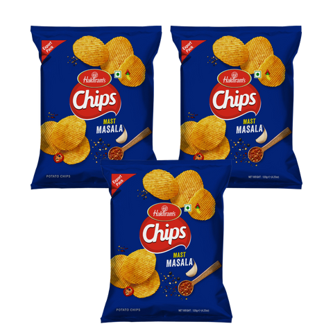 Haldiram’s Mast Masala – 120g (Pack of 3) | Authentic Indian Spiced Snack | Crunchy & Flavorful