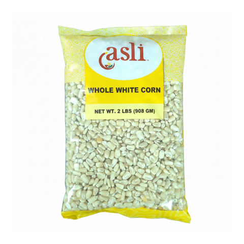 Asli White Corn Whole - 2 LB (908 GM)