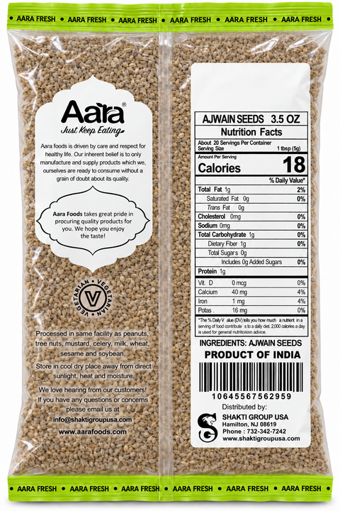 Aara Ajwain Seeds (Carom Seeds), Authentic Indian Spice