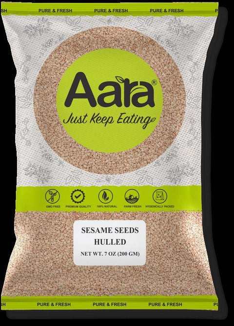 Wholesale Aara Sesame Seeds Hulled (Washed) - 7 oz  - 20 Pack (1 Case)