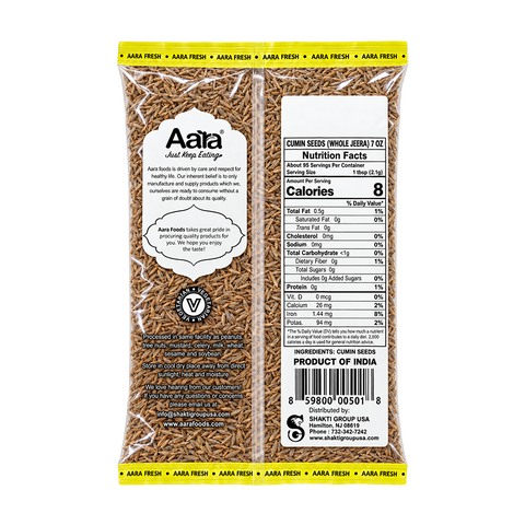 Aara Cumin Seeds (Jeera) Whole | Aromatic Indian Spice