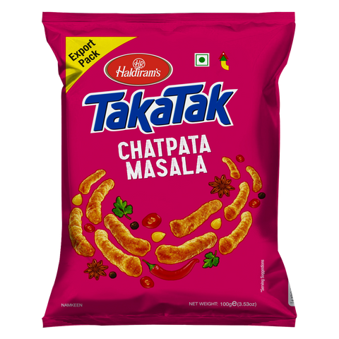 Haldiram TakaTak Chatpata Masala Snack – 100g | Crunchy & Spicy Indian Snack