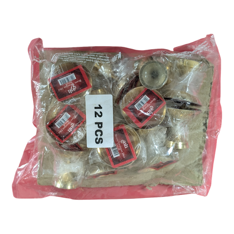 Brass Niranjan Divi Small 12 Pcs