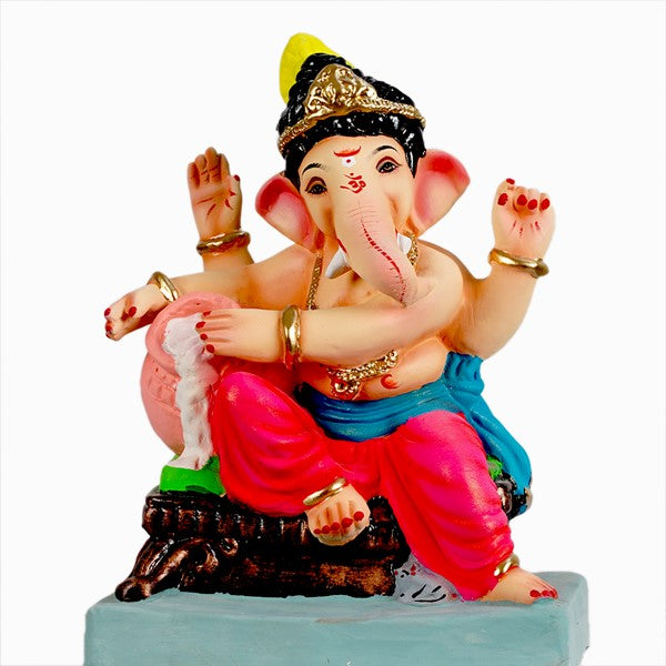 EcoFriendly Clay Ganesh Idols 12 Inches (EF20)