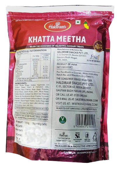 Haldiram Khatta Meetha - 1 kg