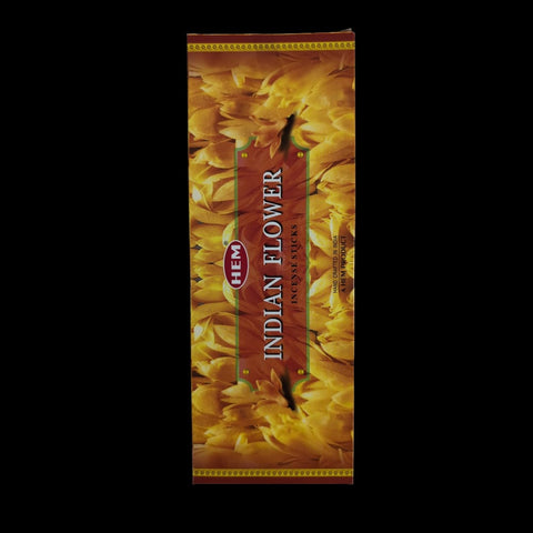Hem Indian Flower Incense Sticks, 120 Sticks (6 Tubes of 20) - Hand-Rolled Aromatherapy for Meditation & Relaxation