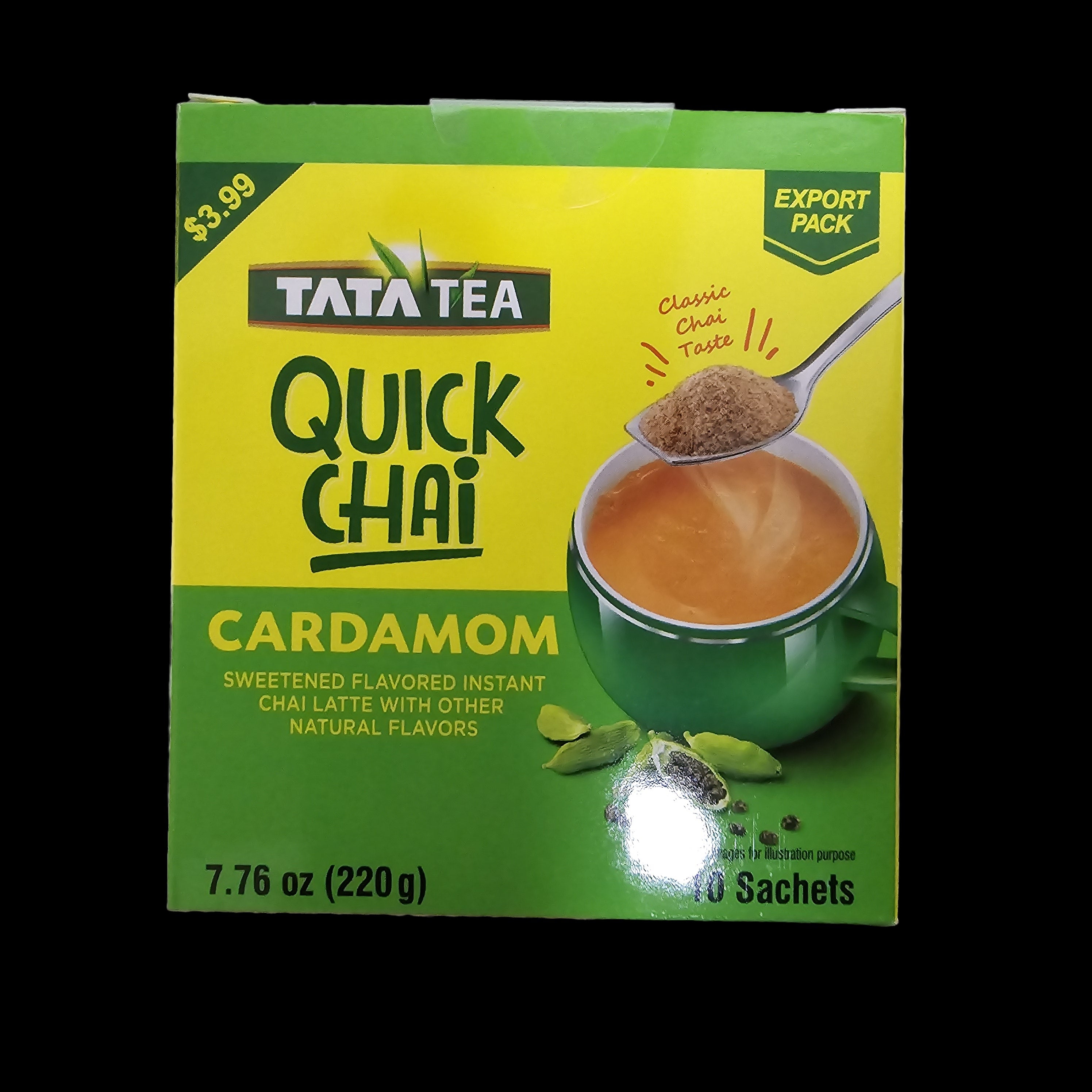 Tata Quick Tea Cardamom Flavor - 10 sachets (220gm) – buniyaa.com