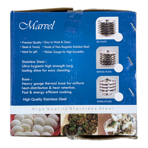 Stainless Steel Dhokla Stand 4 Plates