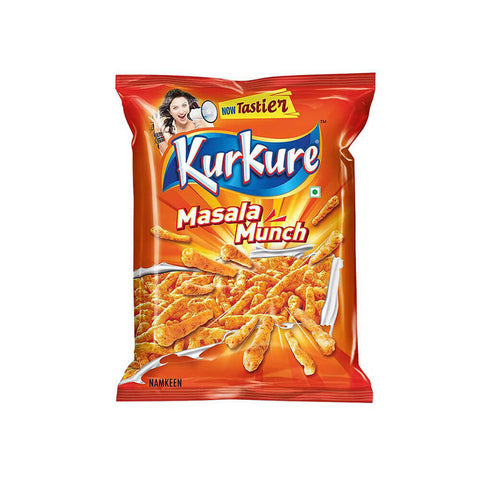 Kurkure Masala Munch – 6 Pack | Spicy Indian Snack | Crunchy & 100% Vegetarian