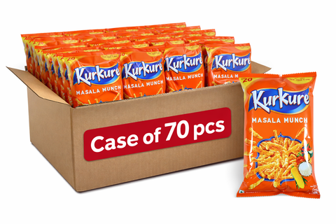 Wholesale Kurkure Masala Munch - 55gm x 70 Pcs - 1 Case