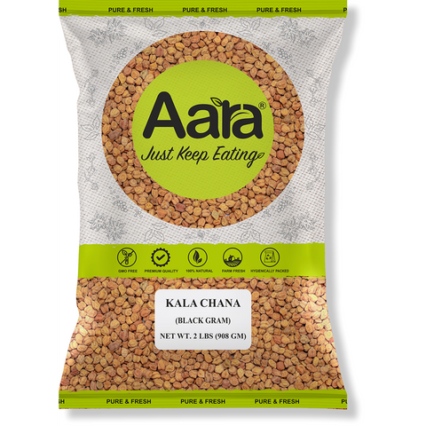 Aara Kala Chana (Black Chickpeas) | Protein-Rich Indian Legume | Premium Quality