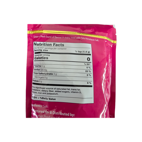 Tata Himalayan Pink Salt - 1KG | Natural, Unrefined, Mineral-Rich Rock Salt
