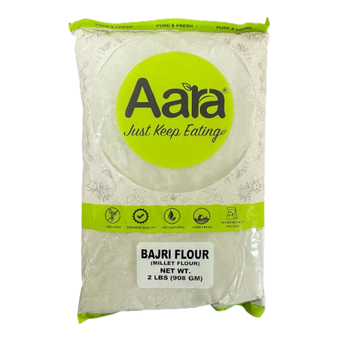 Wholesale Aara Bajri / Bajra Flour (Atta) - 40 lbs  - (10 Bags X 4 Lbs)