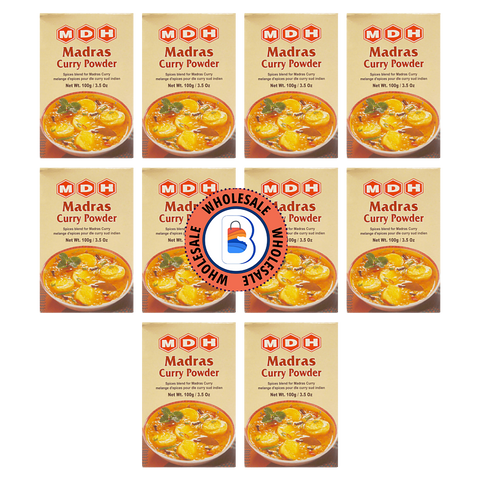 MDH Madras Curry Powder – 100g x 10 Pack (Wholesale) | Authentic Indian Curry Spice Blend