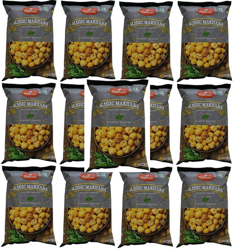 30g X 40 Packs (1 Case) Bulk Haldiram Makhana - Classic Pudina