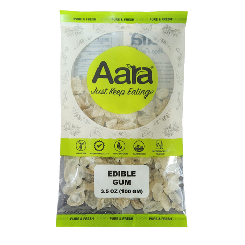 Aara Edible Gum (Gond / Arabica Gum Whole), 3.5 oz