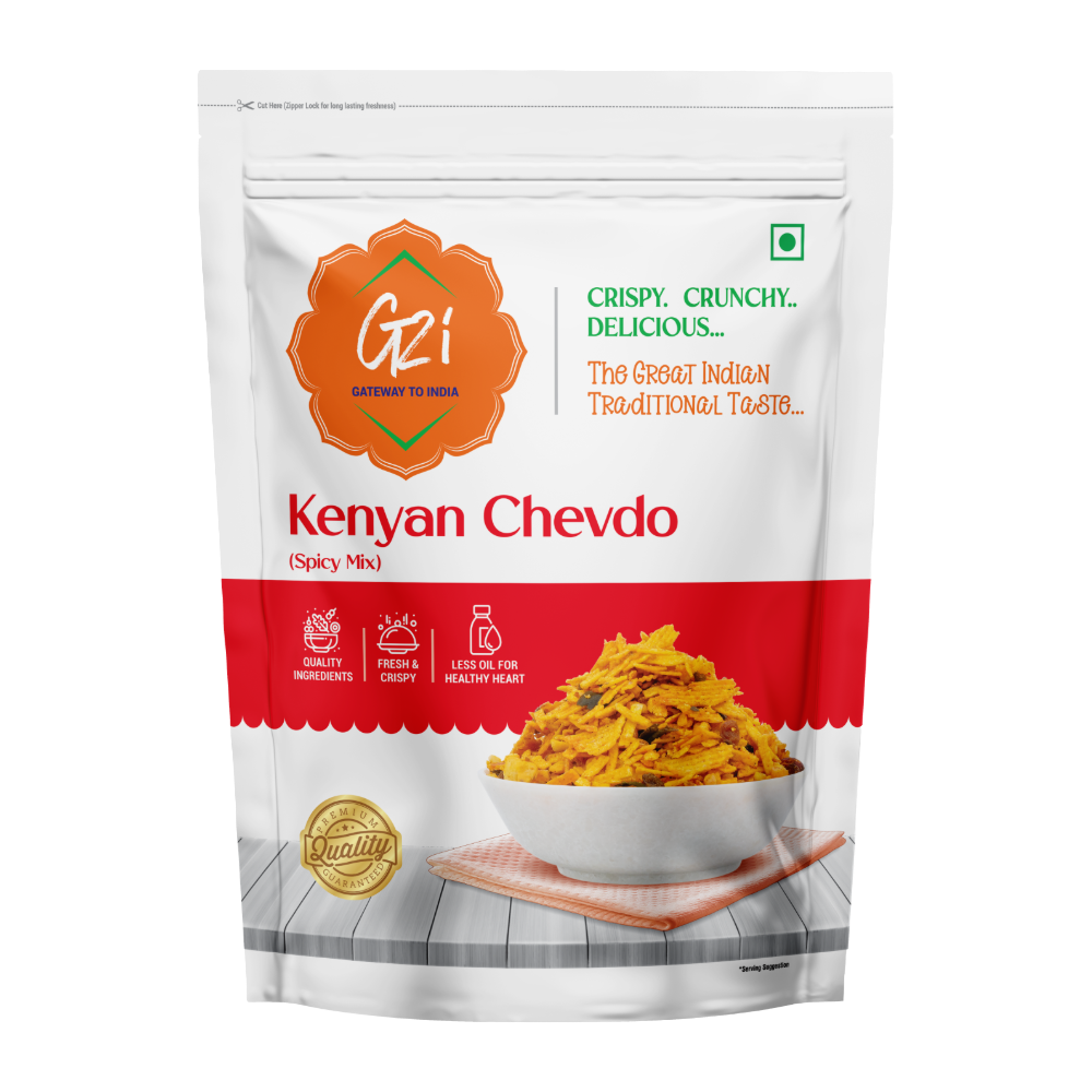 G2I Kenyan Chevdo Spicy Mix 400g – Crispy Indian Snack Mix, Spicy Namk ...