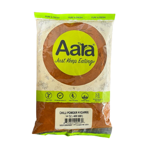 Aara Kashmiri Red Chili Powder Mild Heat Natural Color Indian Spice
