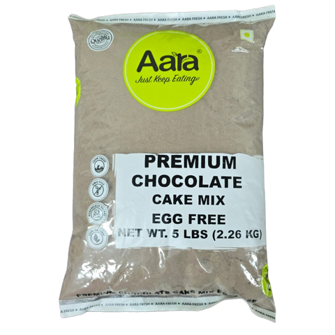 Aara Eggless Cake Mix – Chocolate Flavor – 5LB | Easy Bake | Vegetarian