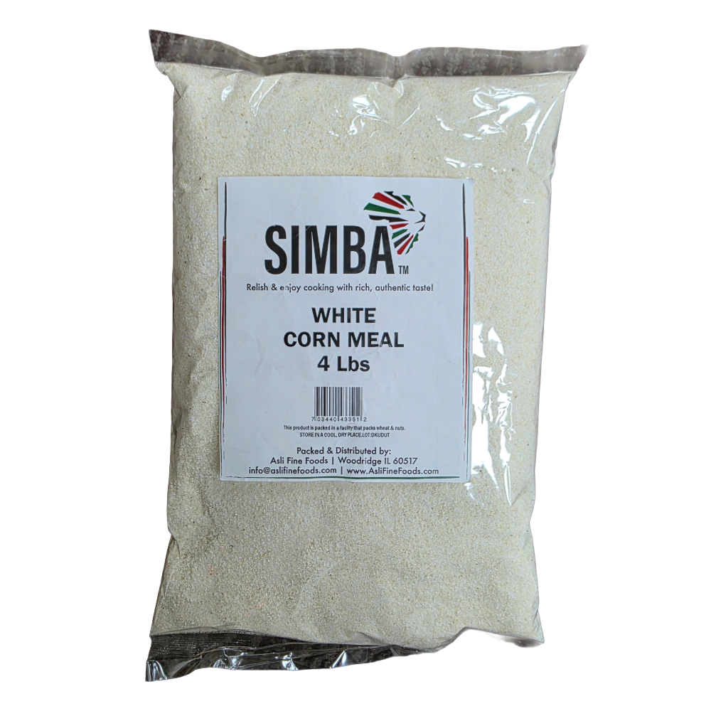Simba White Corn Meal - 4LB (1.81 kg) | Gluten-Free & Premium Quality ...