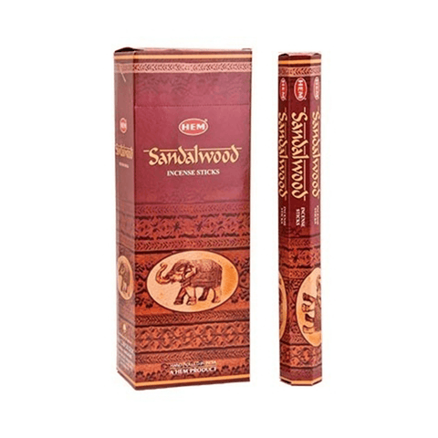 Hem Sandalwood Incense Sticks – 120 Sticks | Calming & Aromatic | Long-Lasting Fragrance