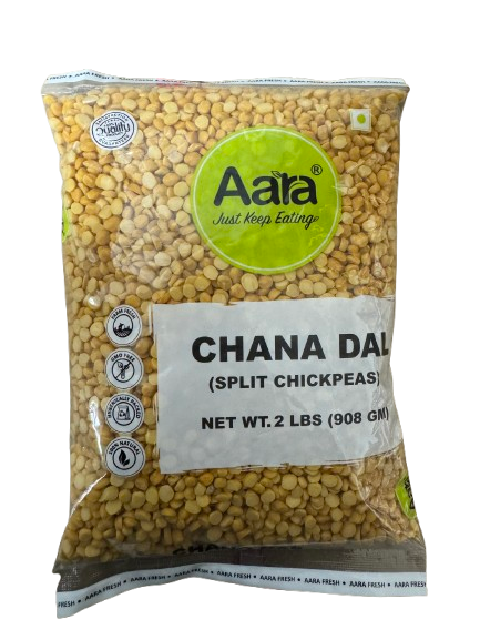 40 Lbs Wholesale Aara Chana Dal Lentils - 4LB X 10 Pack (1 Case)