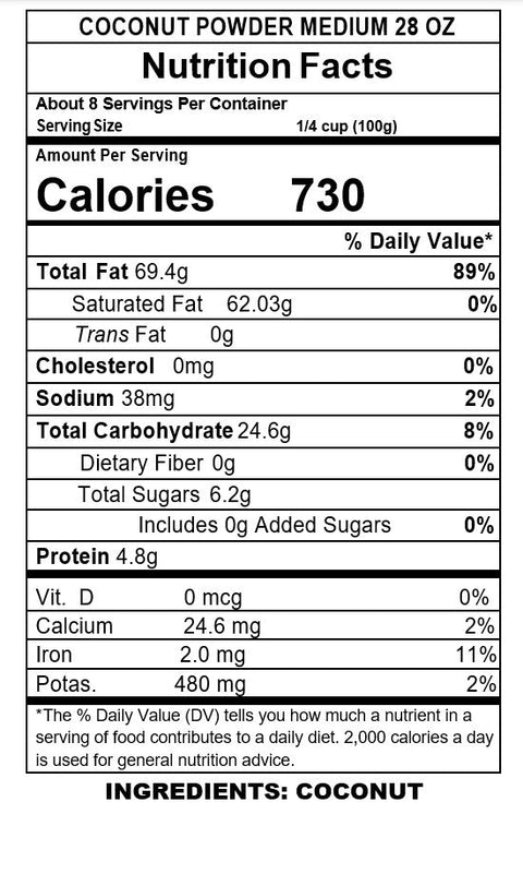 Aara Coconut Powder Medium Premium Indian Cooking and Baking Ingredient