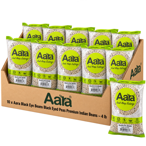 Wholesale Aara Black Eye Beans - 4 lb  - 10 Pack (1 Case)
