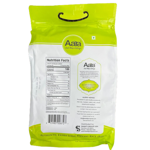 Aara Extra Long Basmati Rice-10LB