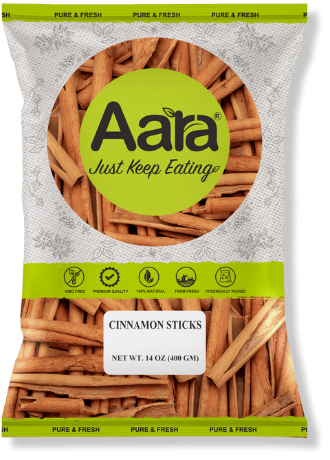 Aara Cinnamon Sticks Round | Whole Aromatic Spice for Cooking & Baking