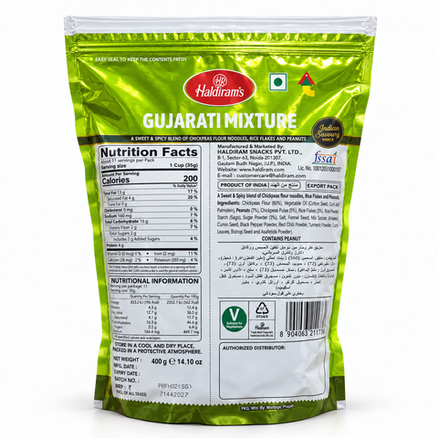 Haldiram's Gujarati Mixture, 400 g / 14.10 oz