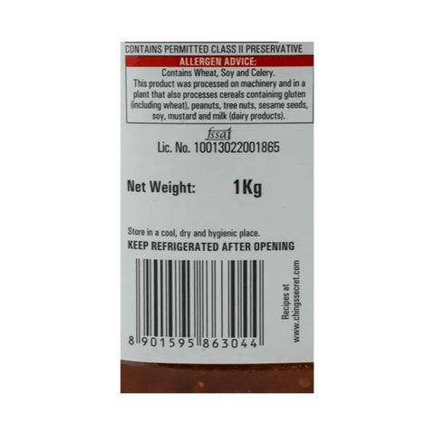 Ching’s Schezwan Chutney – 1Kg | Authentic Indo-Chinese Spicy Dip & Spread
