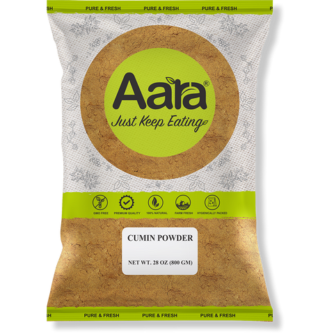 Aara 100% Pure Cumin Powder - Authentic Indian Jeera Spice for Cooking & Seasoning