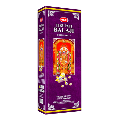 Hem Tirupati Balaji Incense Sticks – 120 Sticks | Spiritual Fragrance | Pooja, Meditation & Devotion