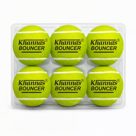 Khanna Tennis Cricket Balls - 6 Balls