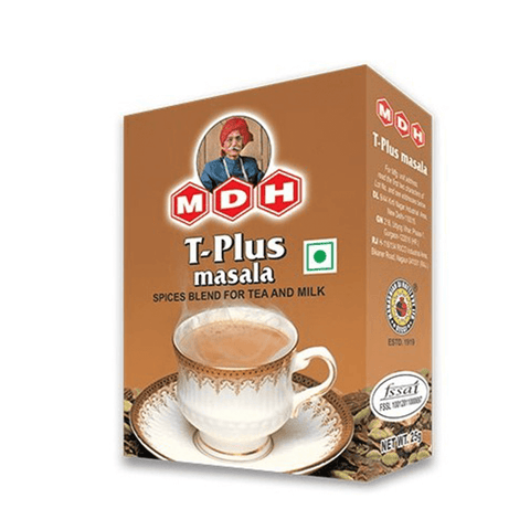 MDH T-Plus Masala, 35g x 10 Boxes, Wholesale Pack (350 g Total) - Spice Blend for Tea and Milk