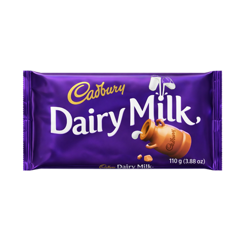 Cadbury Dairy Milk Milk Chocolate Bar – 110 g (3.88 oz) Each | 3 Pack Bundle