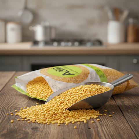 Wholesale Aara Yellow Moong Dal - 4 lb  - 10 Pack (1 Case)