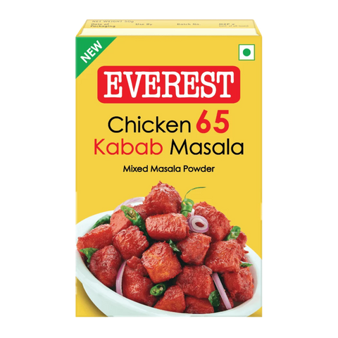 Everest Chicken 65 Masala, Authentic Indian Spice Blend, 50g Box