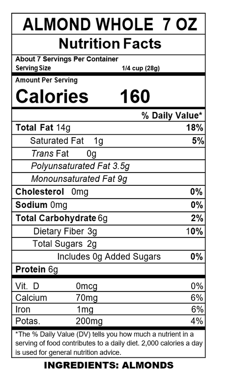 Aara Almond Whole