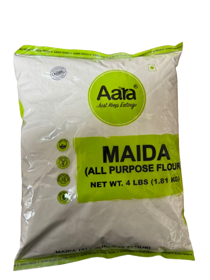 40 lbs Wholesale Aara Maida (White All Purpose Flour) - 4 lbs x 10 Bags