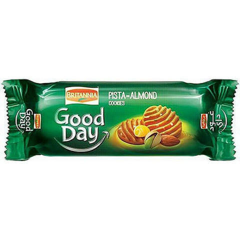 Britannia Good Day Pista Badam (Pistachio and Almond) Cookies - 6oz