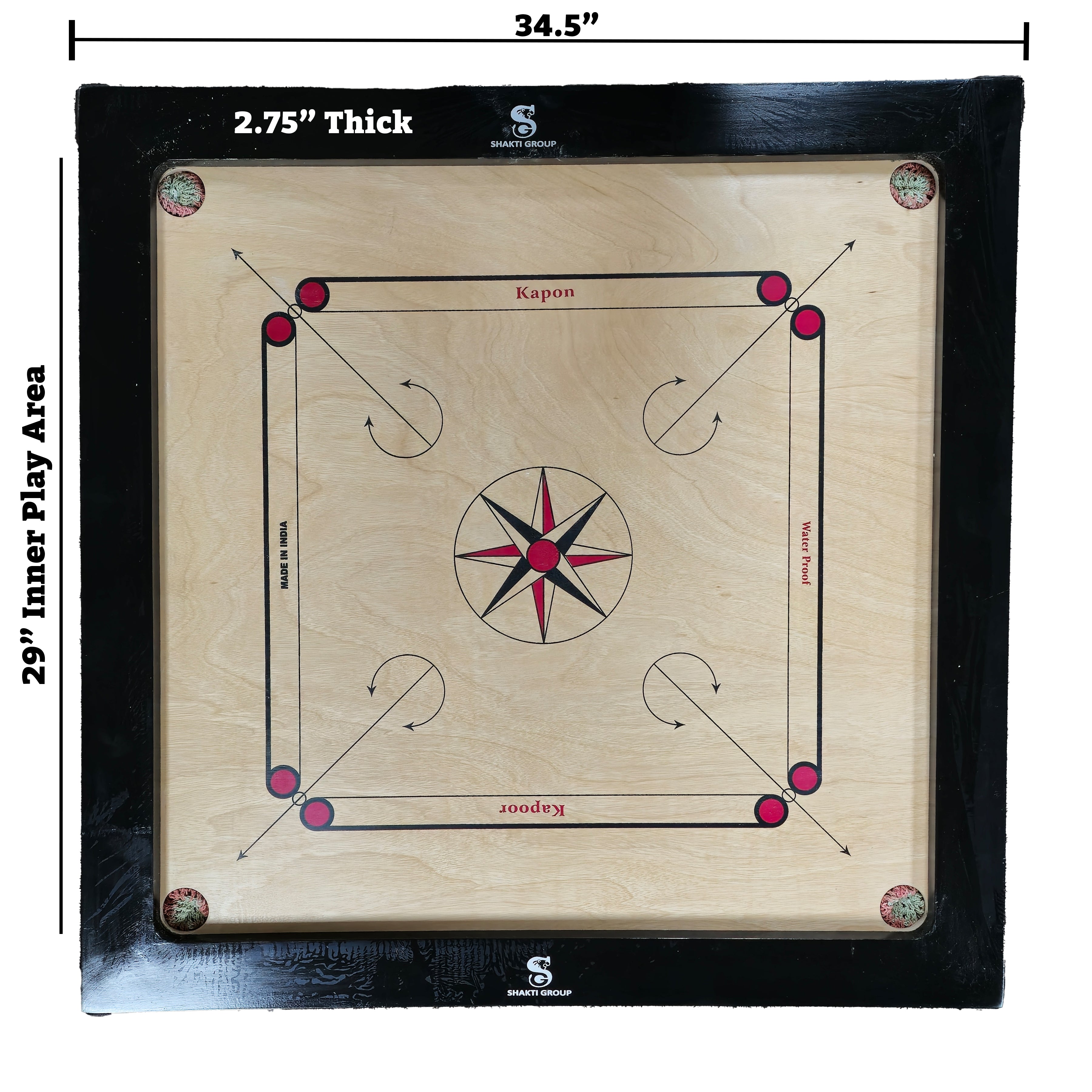 Buy Carrom Board with Accessories (32