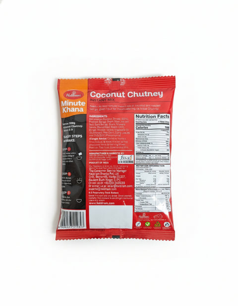 Haldiram's Minute Khana Coconut Chutney 5.64 OZ (160 GM)