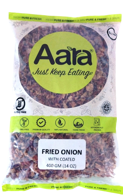 Aara Fried Onion with Coating -400g